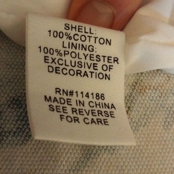 Adyson Parker Cotton Eyelet Embroidered Watercolor Maxi Dress size Large - Picture 11 of 12